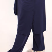 Modest Sports Shirt - Longline - Navy Blue
