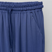 Wide Joggers - Navy Blue