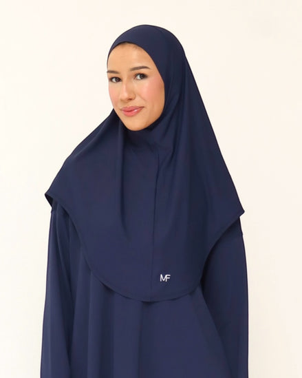 Sports Hijab - Navy Blue