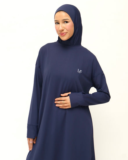 Sports Hijab - Navy Blue