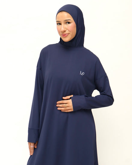 Sports Hijab - Navy Blue