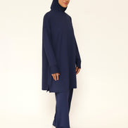 Modest Sports Shirt - Shortline - Navy Blue