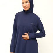 Modest Sports Shirt - Shortline - Navy Blue