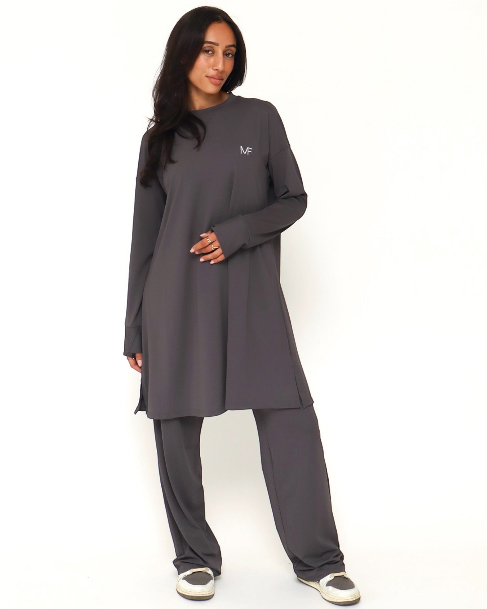 Modest Sports Shirt - Shortline - Dark Grey