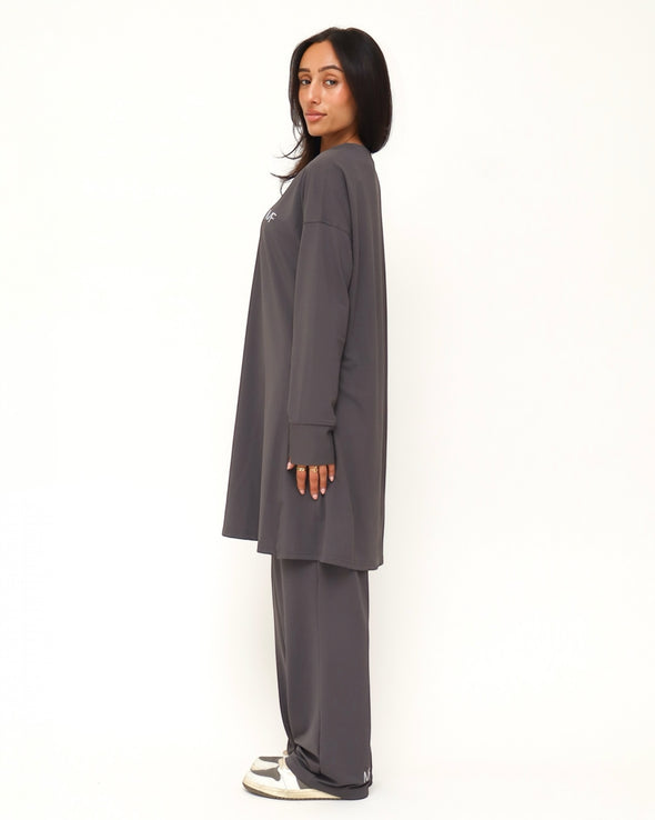 Modest Sports Shirt - Shortline - Dark Grey