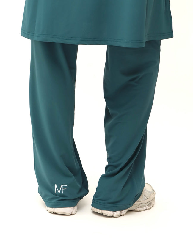 Wide Joggers - Teal