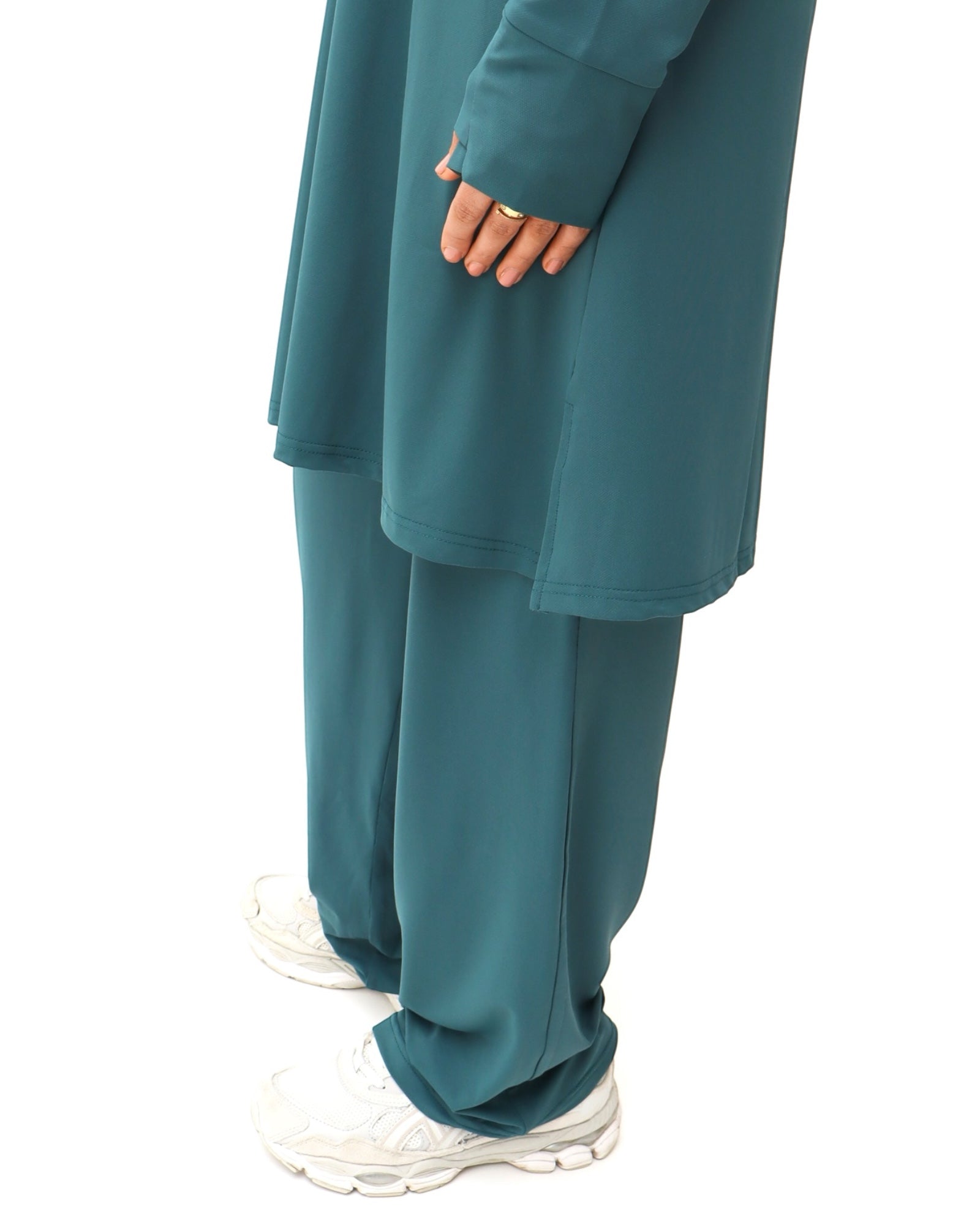 Wide Joggers - Teal