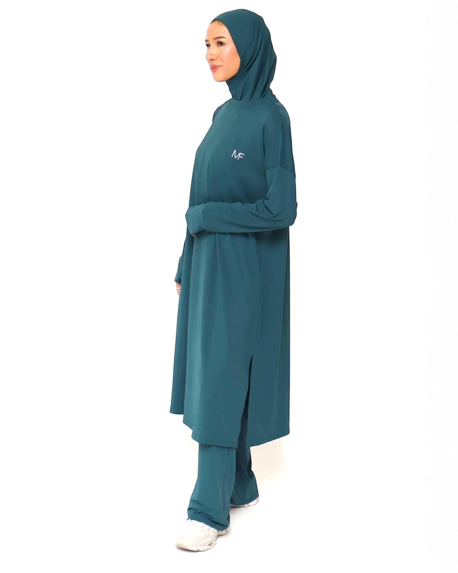 Modest Sports Shirt - Longline - Teal