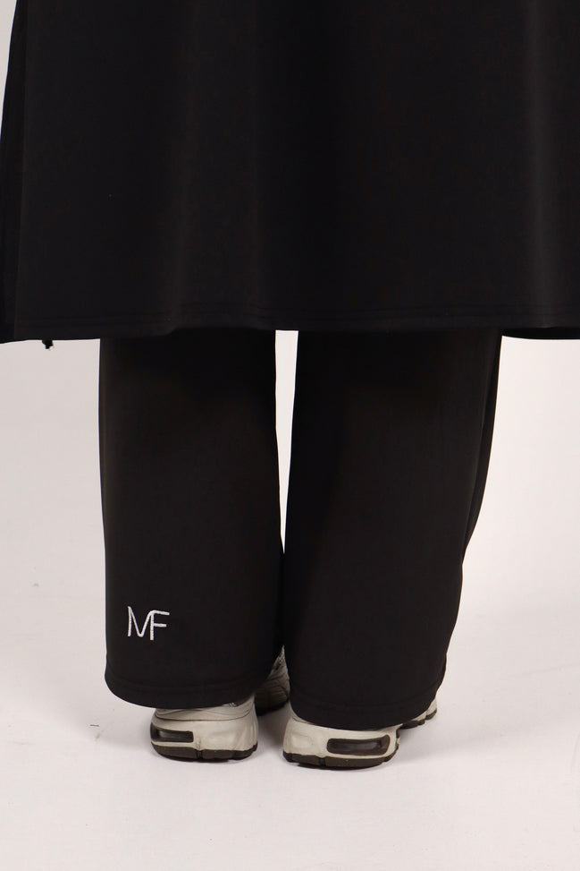 Wide Joggers - Black