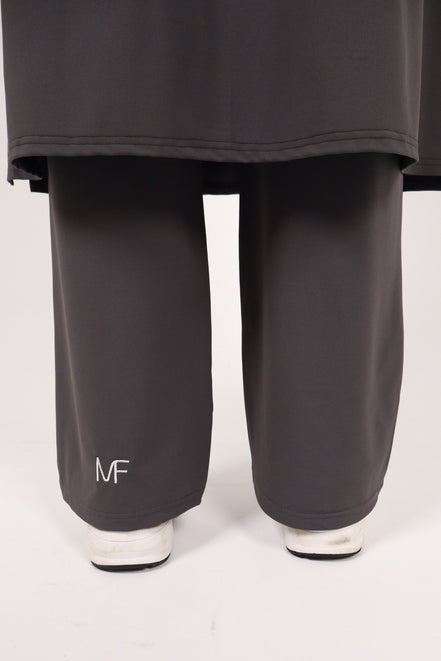 Wide Joggers - Dark Grey