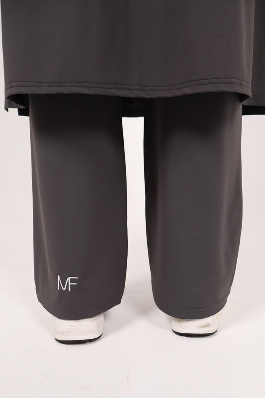 Wide Joggers - Dark Grey