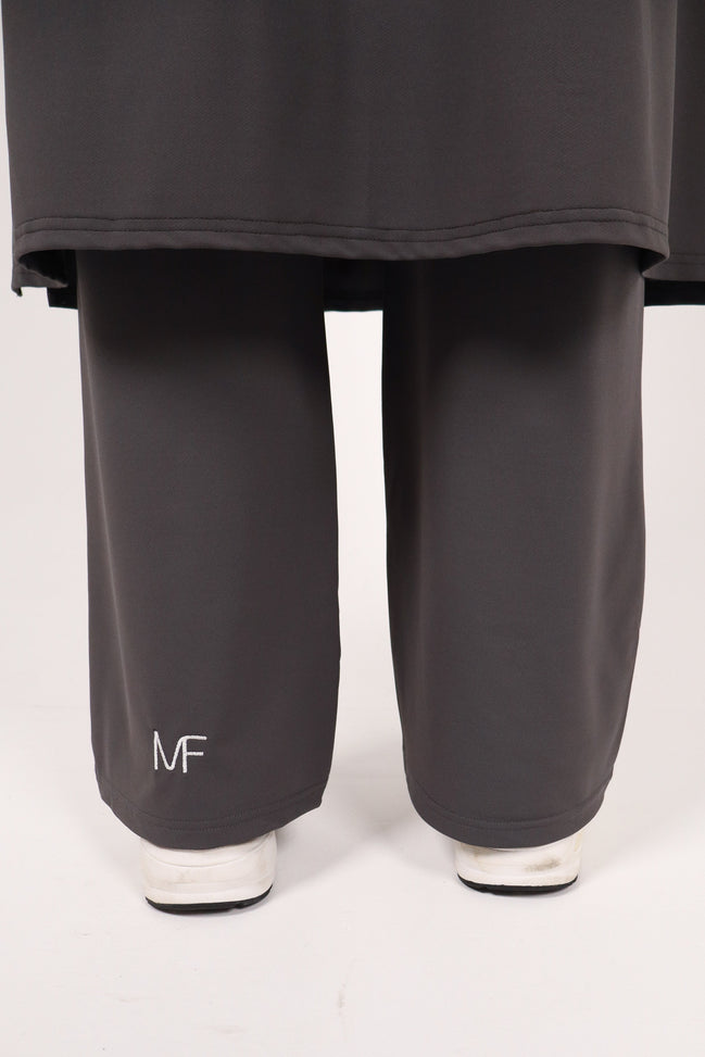 Wide Joggers - Dark Grey