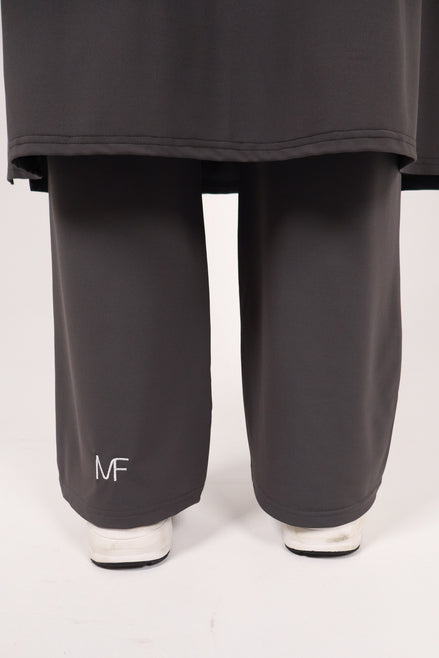 Wide Joggers - Dark Grey